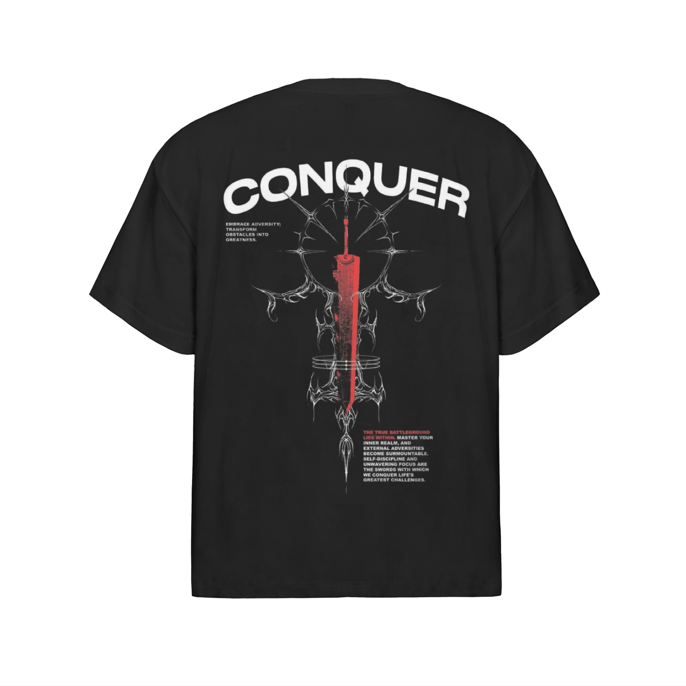 conquer oversized teeshirt