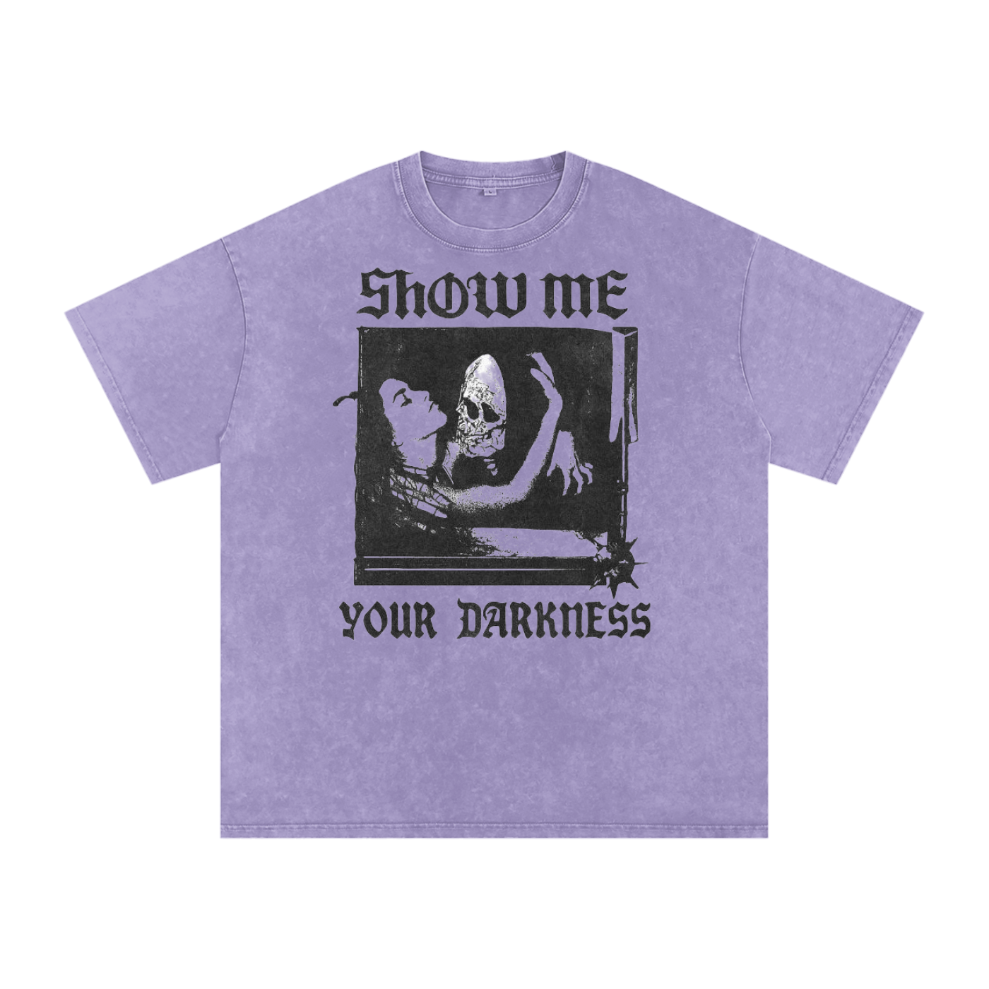 show me you're darkness t-shirt oversized