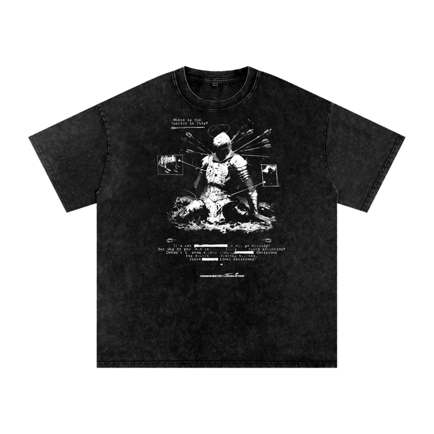 fallen soldier t-shirt oversized
